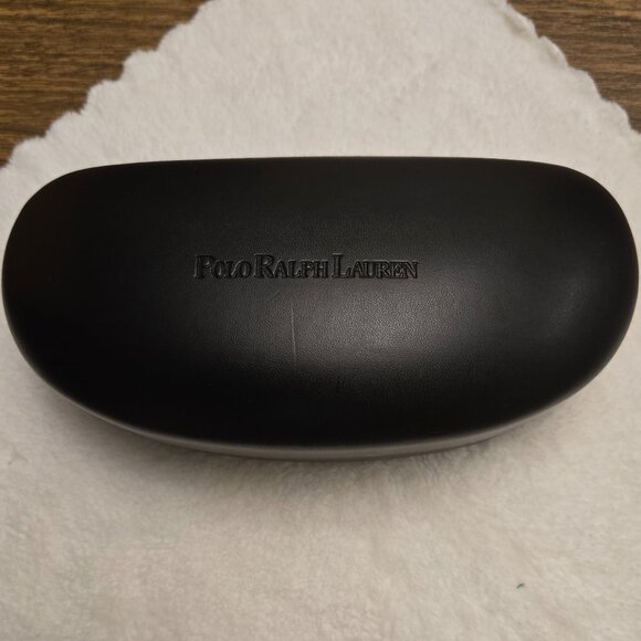 POLO RALPH LAUREN Unisex Black Hard-Shell Sunglasses Case - Size Small - Picture 1 of 7